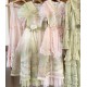 Mademoiselle Pearl Fragrant Grass Blouses Apron Overdress JSKs and Ops(Reservation/Full Payment Without Shipping)